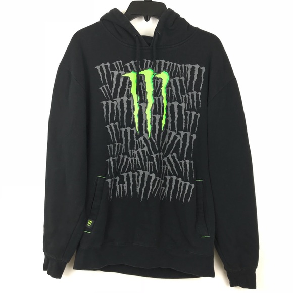 Monster Energy Other - Monster Energy Black Long Sleeve Hooded Jacket